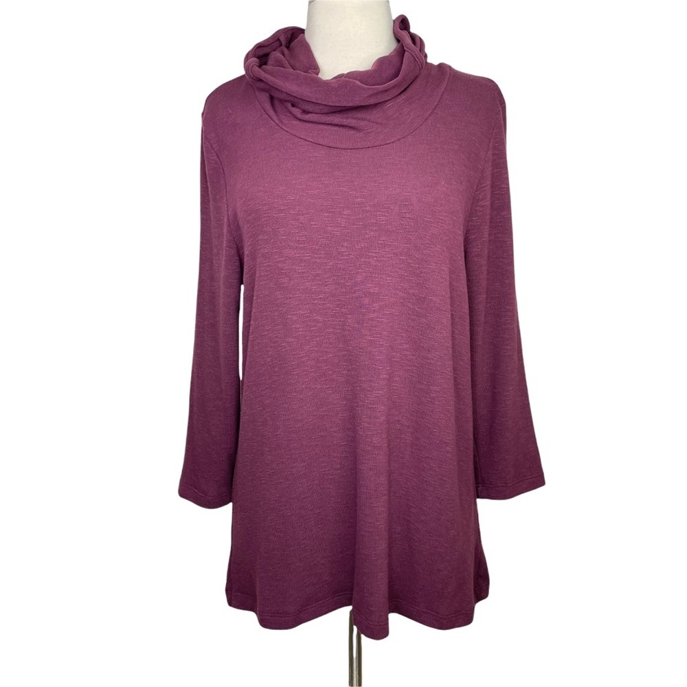 Stitch Fix l Kaileigh Cowl Neck Top with Built in Face Cover, Large
